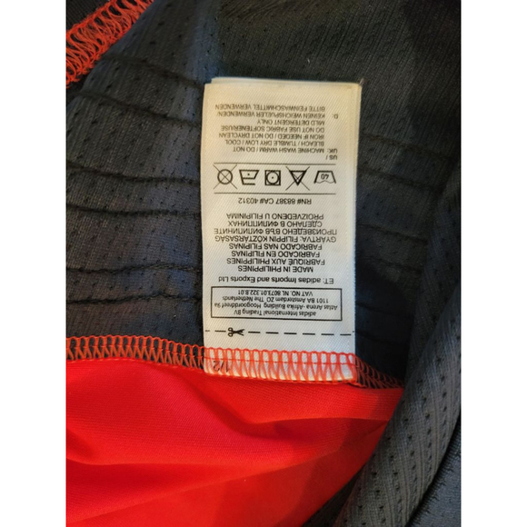 Adidas Red/Black Climacool Men's XL Athletic Shirt - Picture 8 of 8